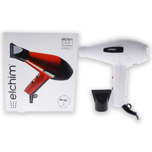 2001 High Pressure Hair Dryer - White by Elchim for Unisex 1 Pc Hair Dryer
